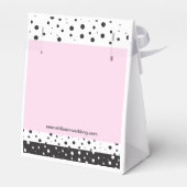 Ballotins Simple noir et blanc, Fête des mariées (Arrière)