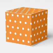 Ballotins Simple Retro Polka Dot orange et blanc (Verso)