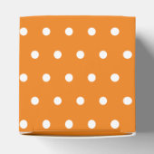 Ballotins Simple Retro Polka Dot orange et blanc (Haut)