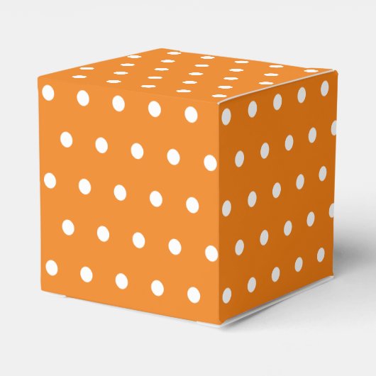 Ballotins Simple Retro Polka Dot orange et blanc (Arrière)