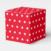 Ballotins Simple Retro Polka Pot rouge et blanc (Verso)