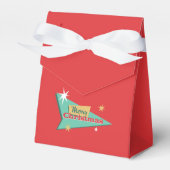 Ballotins Simple Retro Vintage Rouge Joyeux Noël (Verso)
