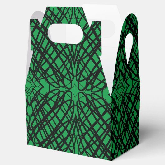 Ballotins Simple Scribble | Carreaux miroir | Vert | (Ouvert)