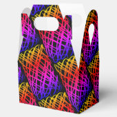 Ballotins Simple Scribble | Half Drop | Arrière - plan noir  (Ouvert)