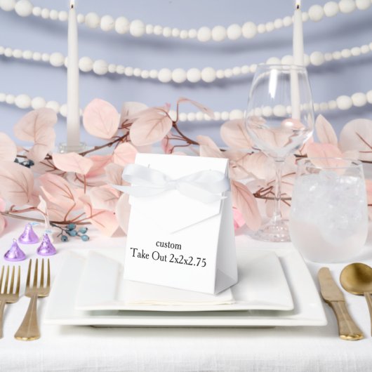 Ballotins simple Take Out 2x2x2,75 (Mariage)