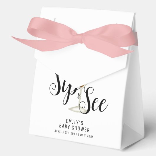 Ballotins Sip & See Martini Cocktail Baby shower (Recto)