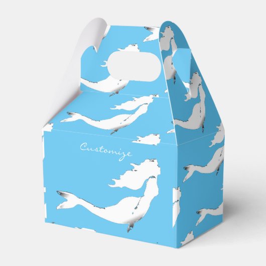 Ballotins Sirène blanche sous-marine nage Thunder_Cove (Verso)