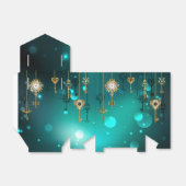 Ballotins Skeleton Keys on Green Background (Déplié)