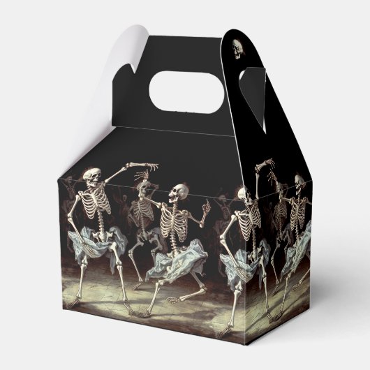 Ballotins Skeletons dansants Mariage gothique (Verso)