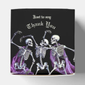 Ballotins Skeletons de danse violette Mariage gothique (Haut)