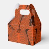 Ballotins Skeletons noirs et orange Ballotin d'Halloween (Arrière)