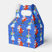 Ballotins Ski Père Noël au pôle Nord boîte cadeau de Noël (Verso)