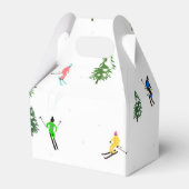 Ballotins Skieurs Illustration Ski Noël (Verso)