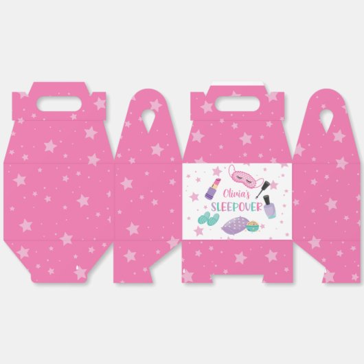 Ballotins Sleepover soirée rose violet entre (Déplié)