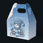 Ballotins Sliding Snowman Christmas Holiday Box<br><div class="desc">Belle boîte cadeau de Noël Snowman</div>