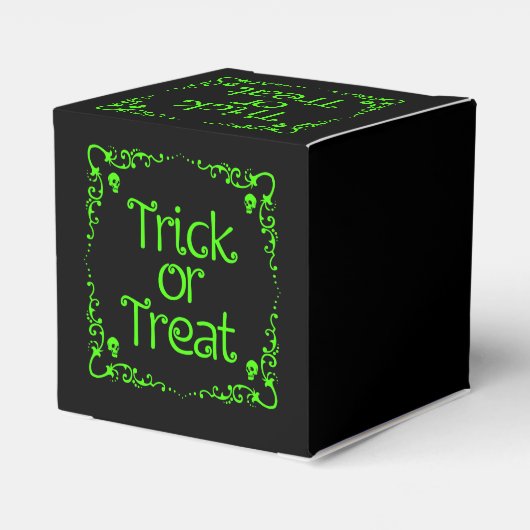 Ballotins Slime Vert Trick or Treat (Arrière)