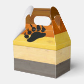 Ballotins SlipperyJoe's Bear Pride drapeau de la texture du  (Arrière)