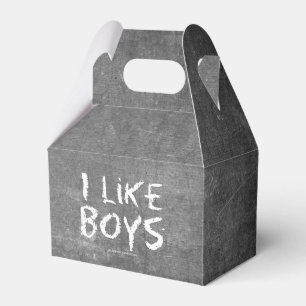 Ballotins SlipperyJoe's I Like Boys sale Chalkboard écriture