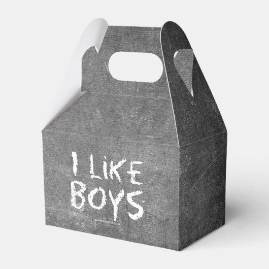 Ballotins SlipperyJoe's I Like Boys sale Chalkboard écriture (Verso)