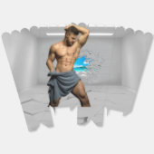 Ballotins SlipperyJoe's Man serviette brisée mur de brique b (Déplié)