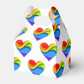 Ballotins SlipperyJoe's orgueillement coeur courbes forme 3D (Arrière)