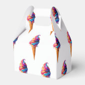 Ballotins SlipperyJoe's vibrante crème glacée cone classique (Verso)