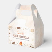 Ballotins S'more Merci d'anniversaire du premier feu de camp (Arrière)