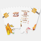 Ballotins Smores Baby shower Merci Favoriser sac Smore (Déplié)
