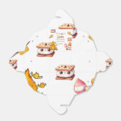 Ballotins Smores Baby shower Merci Favoriser sac Smore (Déplié)