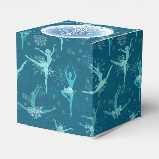 Ballotins Snowflake Ballet Favor Box (Arrière)