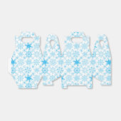 Ballotins Snowflake bleu motif (Déplié)