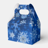 Ballotins Snowflakes de Noël Ballotin bleu et argent (Arrière)