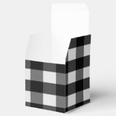 Ballotins Snowman Buffalo Plaid Ballotin (Ouvert)