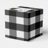 Ballotins Snowman Buffalo Plaid Ballotin (Arrière)