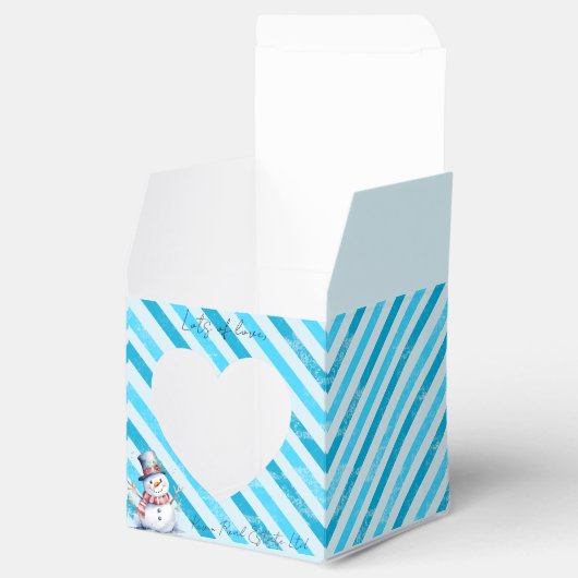 Ballotins Snowman Coussin Noël faveur elf coquin (Ouvert)