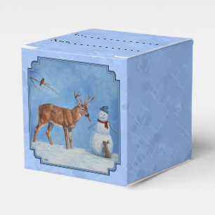 Ballotins Snowman de Noël Deer Cute Bunny Bleu