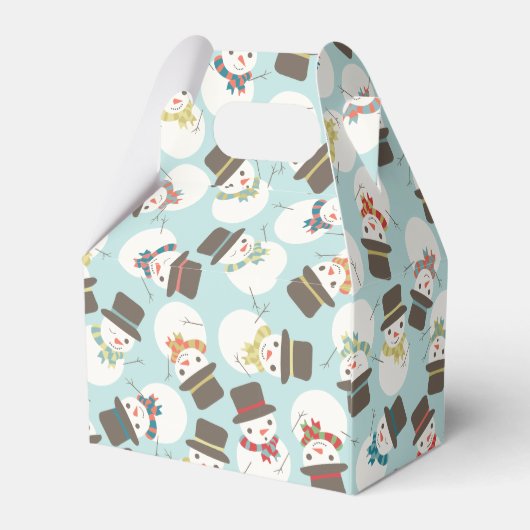 Ballotins Snowman Party Mini boîte cadeau (Arrière)