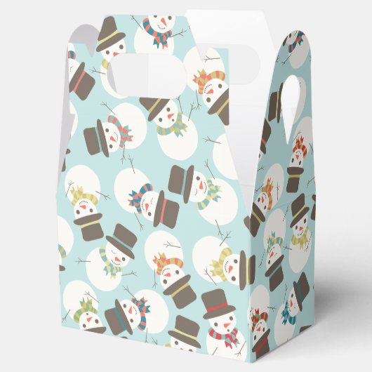 Ballotins Snowman Party Mini boîte cadeau (Ouvert)