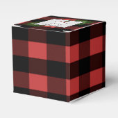 Ballotins Snowman Red Buffalo Plaid Ballotin (Verso)