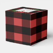 Ballotins Snowman Red Buffalo Plaid Ballotin (Arrière)