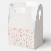 Ballotins Soft Heart Pattern Favor Box (Ouvert)