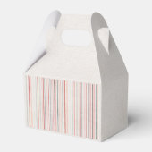 Ballotins Soft Neutral Stripe Favor Box (Arrière)