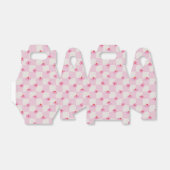 Ballotins Soft Pink Daisy Checkerboard Floral Pattern (Déplié)