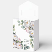Ballotins Soft White Peony with Eucalyptus Leaves Wedding (Ouvrir)