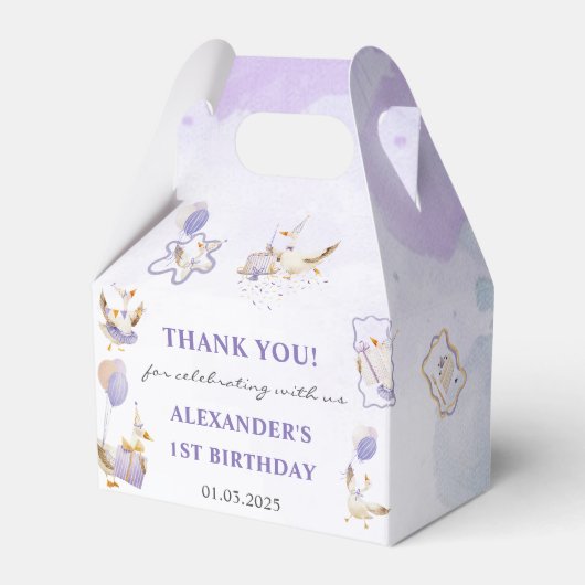 Ballotins Soignée Goose fête d'anniversaire (Verso)