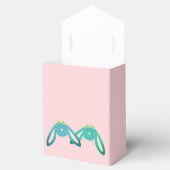 Ballotins Soirée Baby shower Pastel Rose Twin Bunnies (Ouvert)