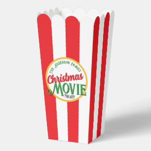 Ballotins Soirée cinéma de Noël ! Boîte de maïs-popcorn fest