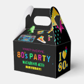 Ballotins Soirée d'anniversaire des années 80 Personnalisée (Arrière)