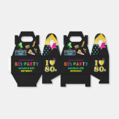 Ballotins Soirée d'anniversaire des années 80 Personnalisée (Déplié)