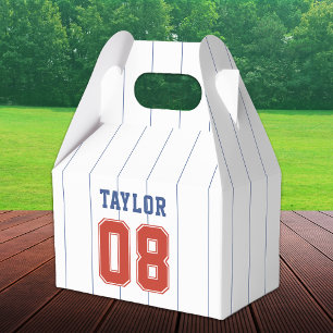 Ballotins Soirée de baseball Sport Pinstripe Anniversaire